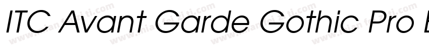 ITC Avant Garde Gothic Pro Book字体转换
